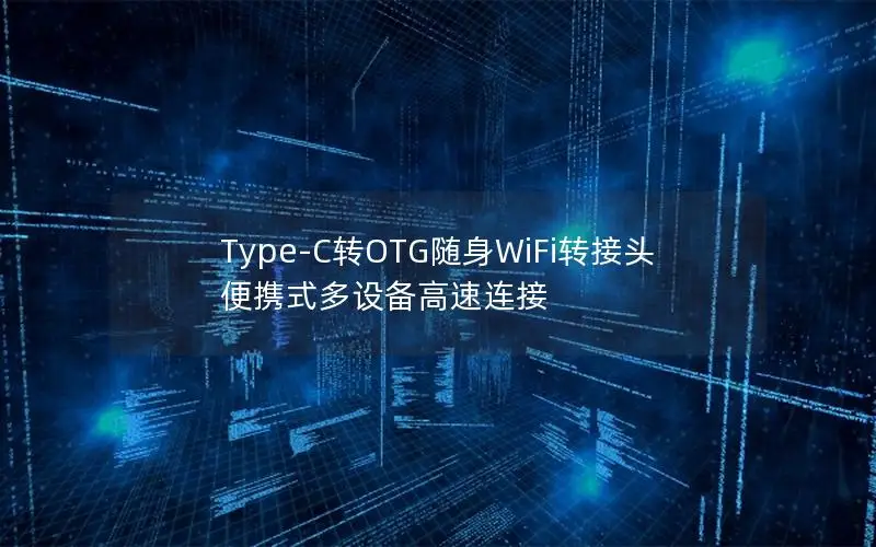 Type-C转OTG随身WiFi转接头 便携式多设备高速连接