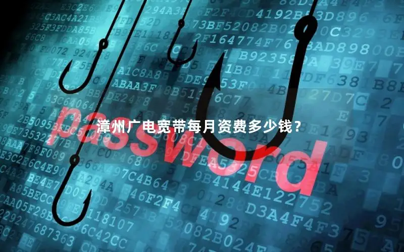 漳州广电宽带每月资费多少钱？