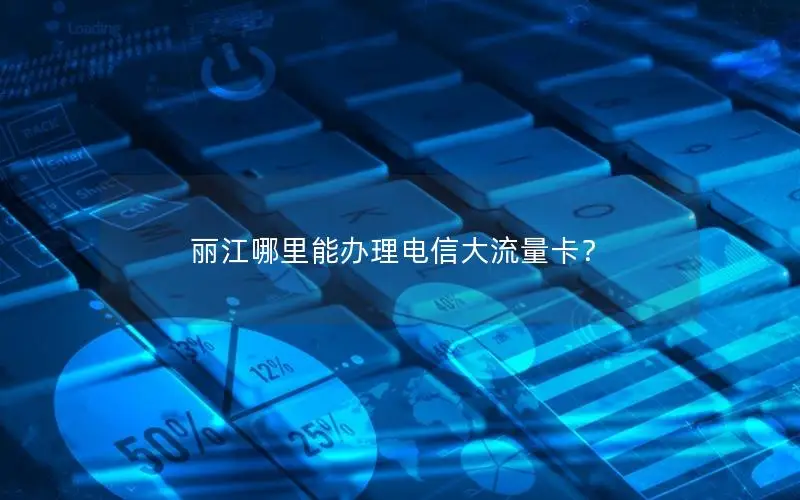 丽江哪里能办理电信大流量卡？