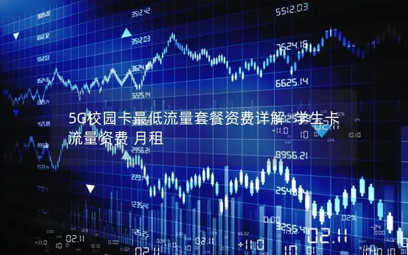 5G校园卡最低流量套餐资费详解  学生卡 流量资费 月租
