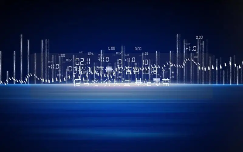 3招测流量卡信号强度 - 信号格·分贝值·基站覆盖